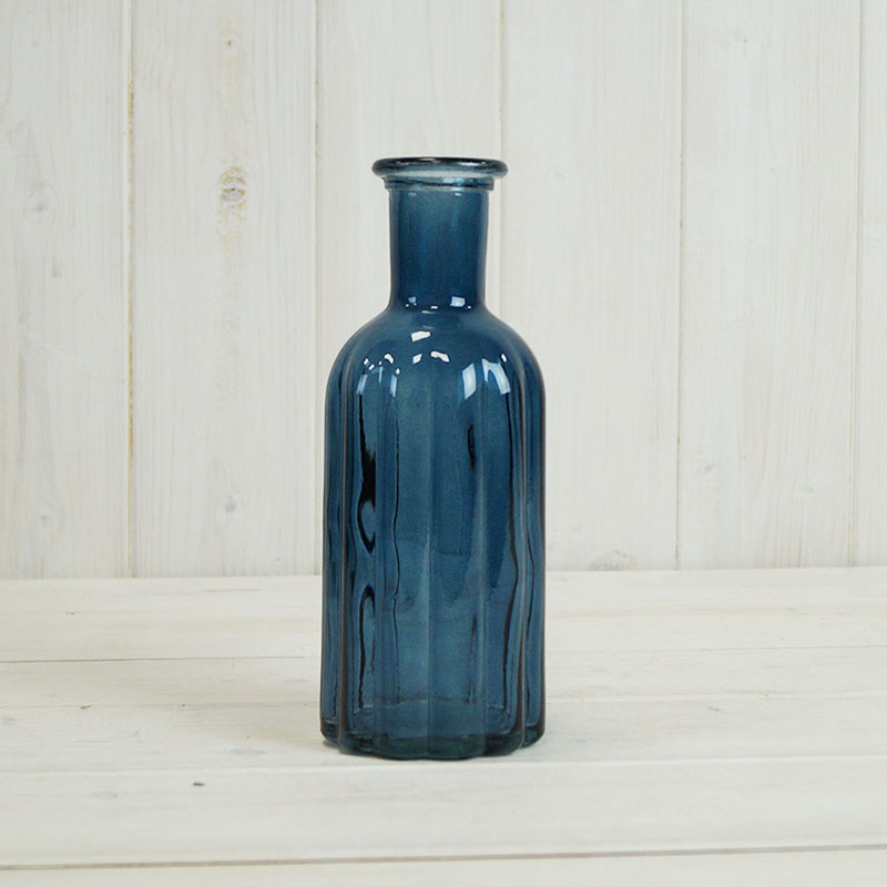 Blue Glass Bottle (19cm) detail page